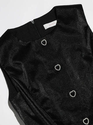 Ebony Peplum Mini Dress