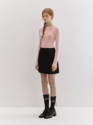 Eclat Tweed Mini Skirt