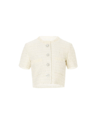 Ecru Tweed Jacket