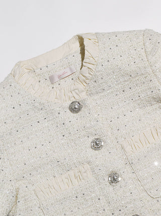 Ecru Tweed Jacket