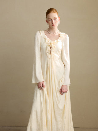 Edelweiss Jacquard Long Dress