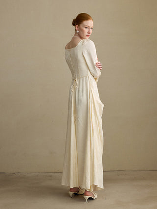 Edelweiss Jacquard Long Dress