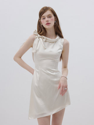 Elegance Ribbon Mini Dress