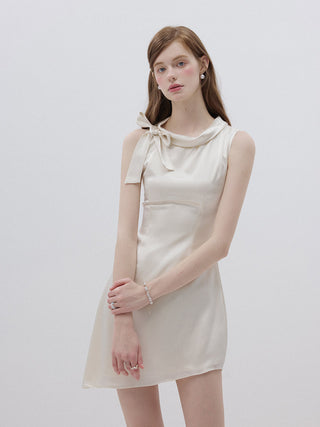 Elegance Ribbon Mini Dress