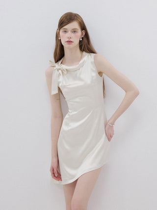 Elegance Ribbon Mini Dress