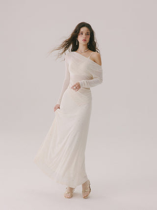 Elienne Beaded Shirring Top