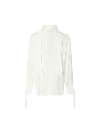 Elodie Ribbon Tie Blouse