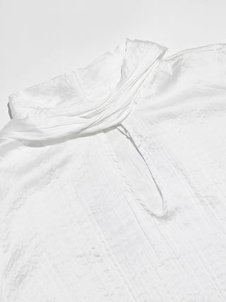 Elodie Ribbon Tie Blouse