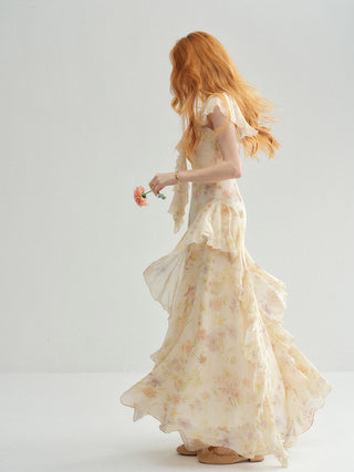 Elysia Ruffle Maxi Dress
