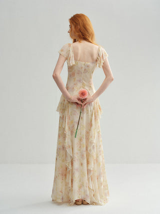 Elysia Ruffle Maxi Dress