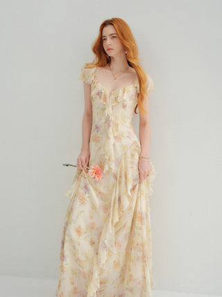 Elysia Ruffle Maxi Dress