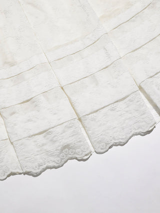 Erna Embroidery Maxi Skirt