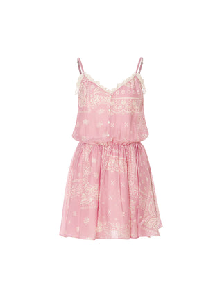 Ethnic Sleeveless Mini Dress