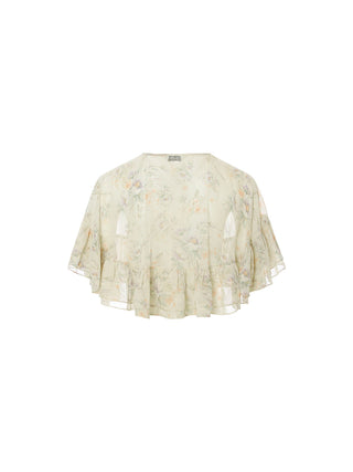 Everbloom Chiffon Cape