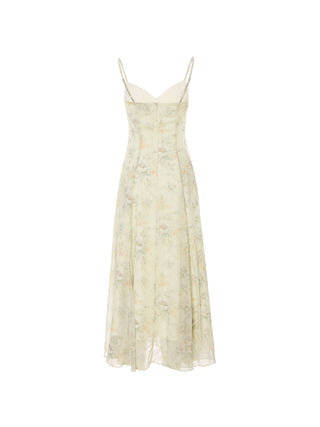 Everbloom V neck Long Dress