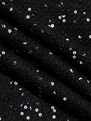 Falling Petals Tweed Mini Dress