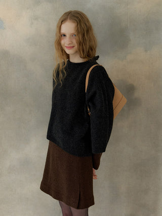 Falling Wool Warmer Cape