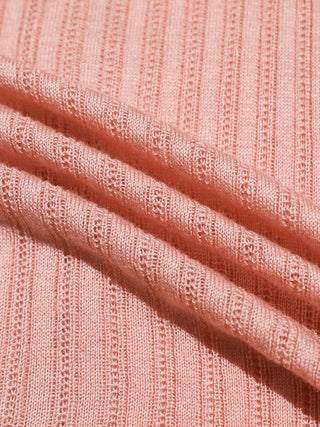Fine Rib Knit Cardigan