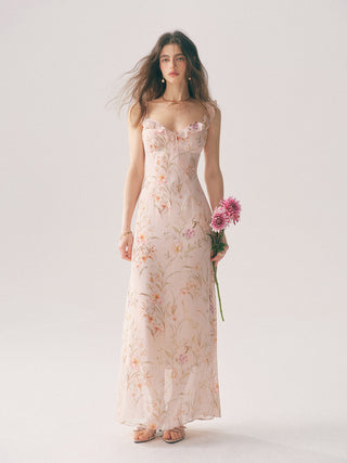 Fleur Frill Maxi Dress
