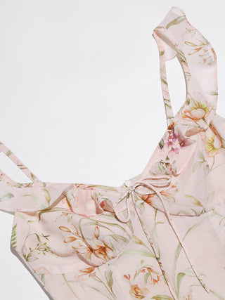 Fleur Frill Maxi Dress