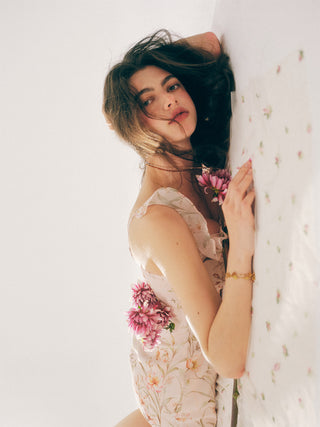 Fleur Frill Maxi Dress