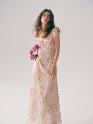 Fleur Frill Maxi Dress