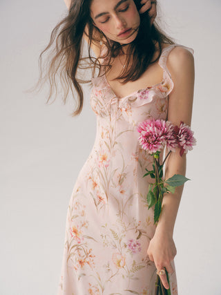 Fleur Frill Maxi Dress