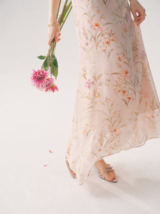 Fleur Frill Maxi Dress