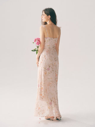 Fleur Frill Maxi Dress
