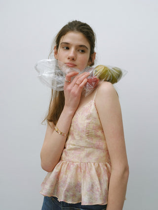 Flor V neck Peplum Top