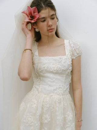 Floral Bouquet Mini Dress