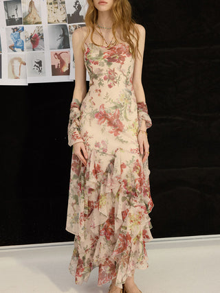 Floren Scarf Maxi Dress