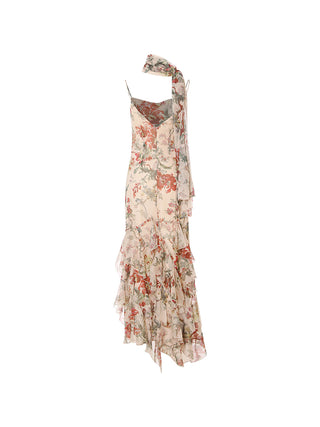 Floren Scarf Maxi Dress