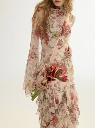 Floren Scarf Maxi Dress