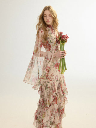 Floren Scarf Maxi Dress