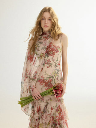 Floren Scarf Maxi Dress