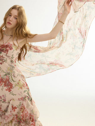 Floren Scarf Maxi Dress