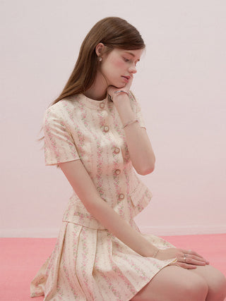 Florence Pearl Button Jacket