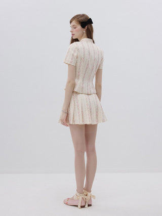Florence Pleated Mini Skirt
