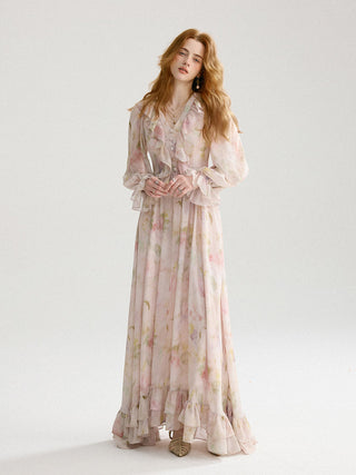 Day-to-night outfit: Flovelle long dress for dressed-up daily wear 