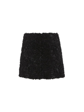 Flower Frill Mini Skirt