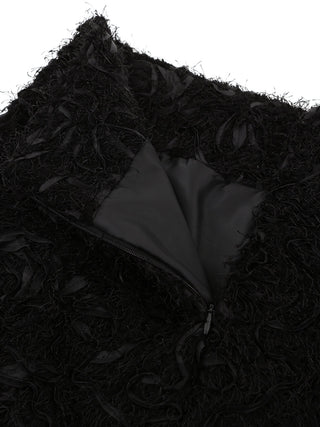 Flower Frill Mini Skirt