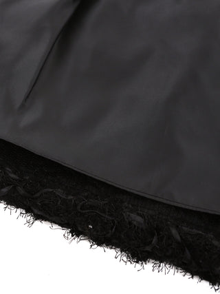 Flower Frill Mini Skirt