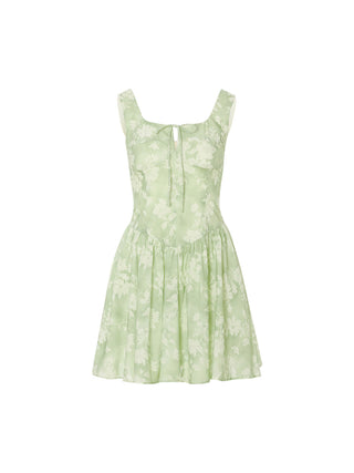 Forest Sleeveless Mini Dress