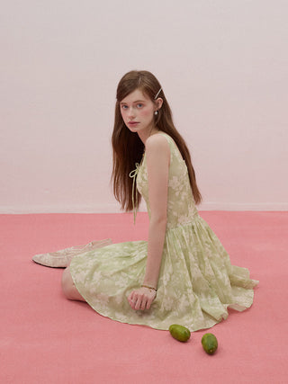 Forest Sleeveless Mini Dress