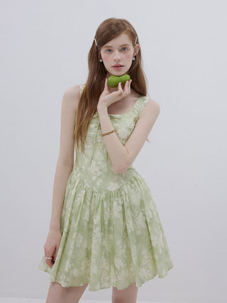 Forest Sleeveless Mini Dress