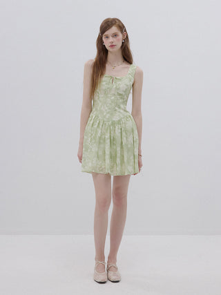 Forest Sleeveless Mini Dress