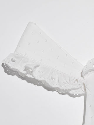 French Embroidery Mini Dress