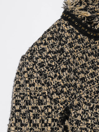 Fringe Tweed Jacket