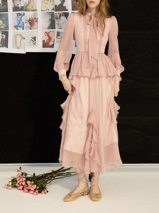 Garnet Flow Maxi Dress